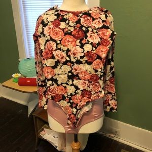 Forever 21 Floral Bodysuit